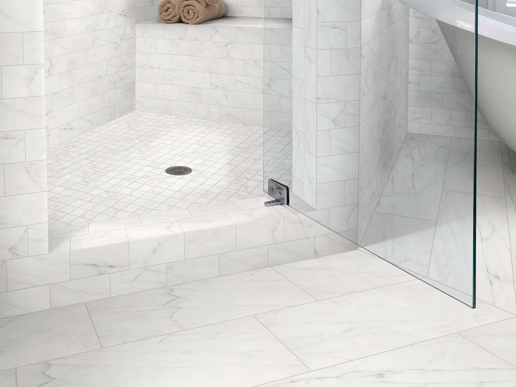 Maximus Sbn Matte Tile & Stone - Carrara Room Scene Image