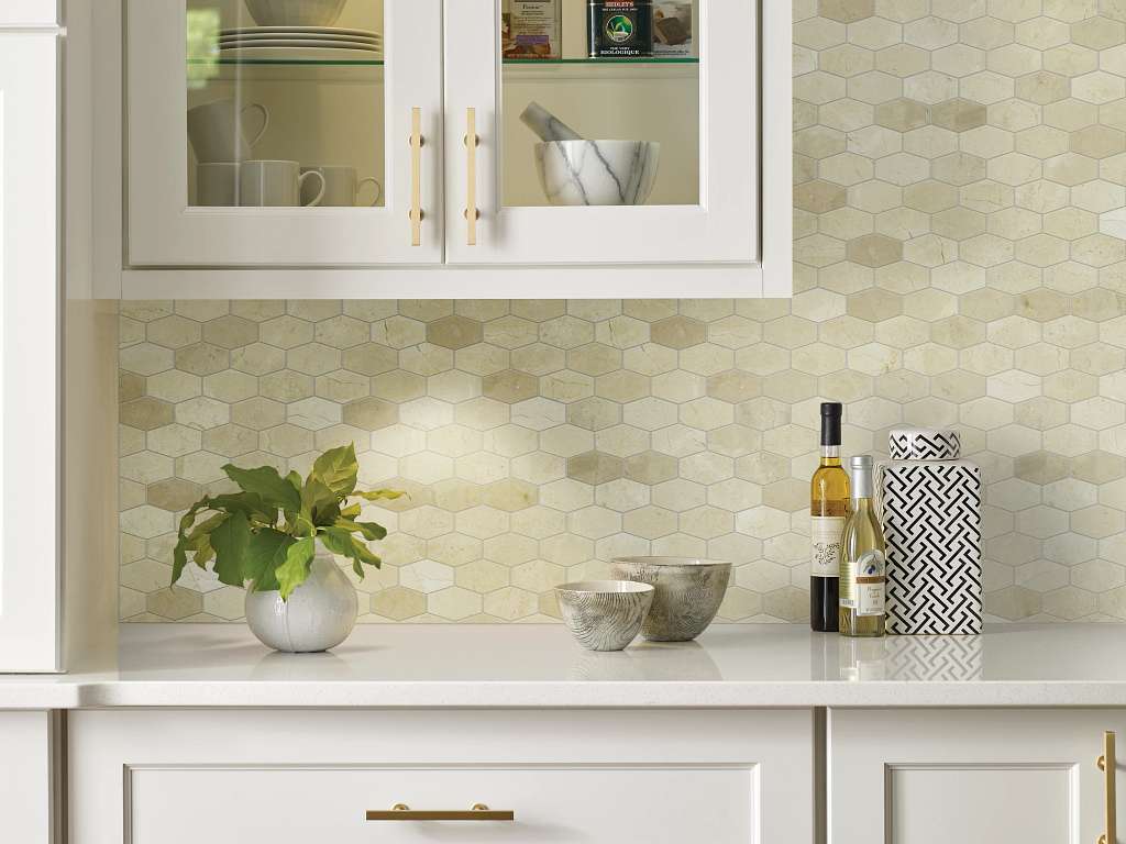 Chateau Stretch Tile & Stone - Crema Marfil Room Scene Image