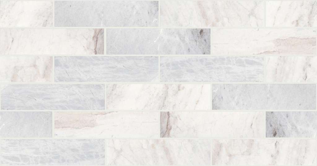 Chateau 4x16 Tile & Stone - Cashmere White  Swatch Image 