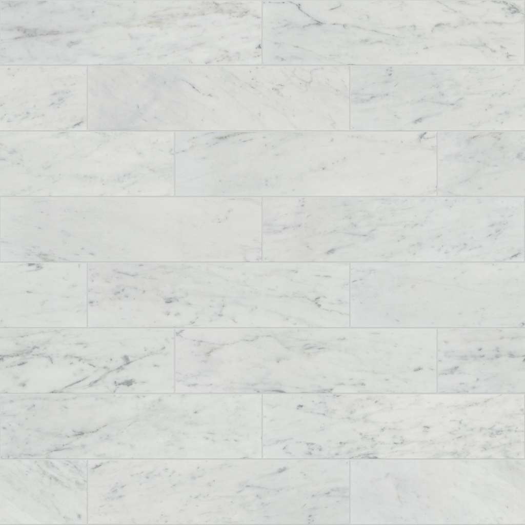 Chateau 4x16 Tile & Stone - Bianco Carrara  Swatch Image 