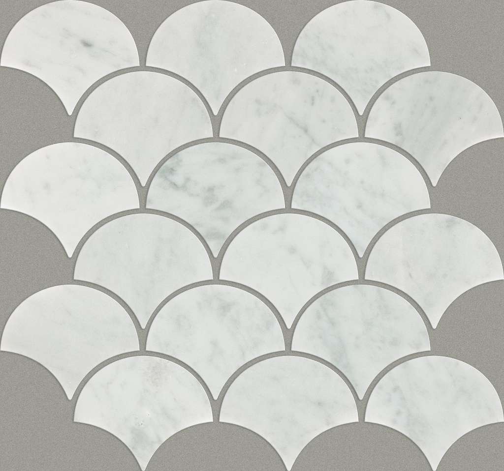 Chateau Fan Mo Tile & Stone - Bianco Carrara  Swatch Image 