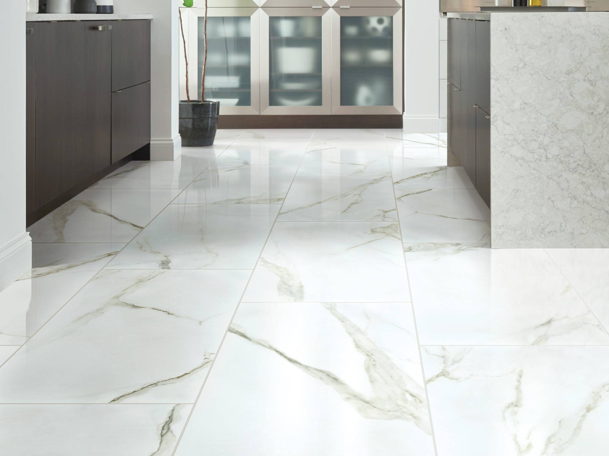 Style - Casino 12x24 Matte,  Color - CALACATTA - Room Scene