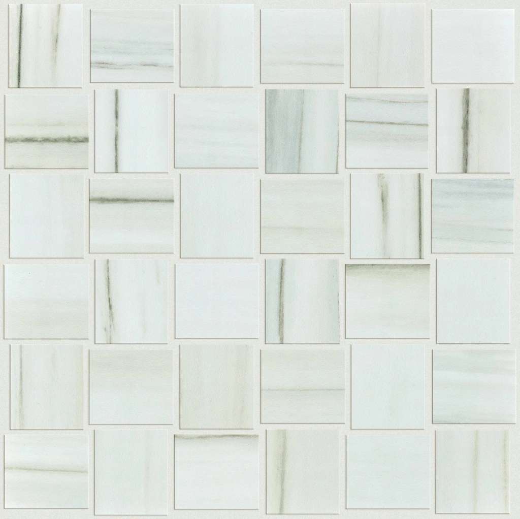Casino 2x2 Basketweave Mosaic Matte Tile & Stone - Zebrino  Swatch Image 
