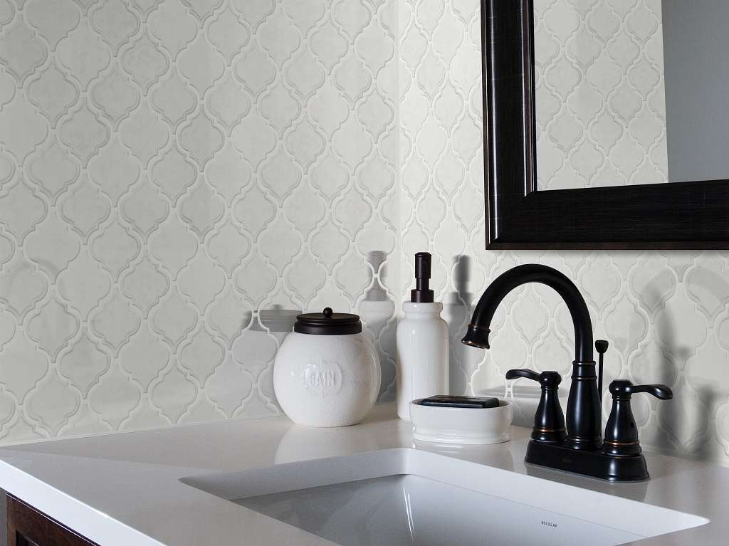 Geoscapes Lantern Tile & Stone - White Room Scene Image