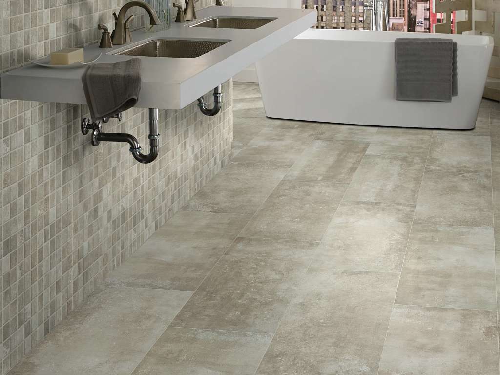 Industry 16x32 Tile & Stone - Copper Room Scene Image
