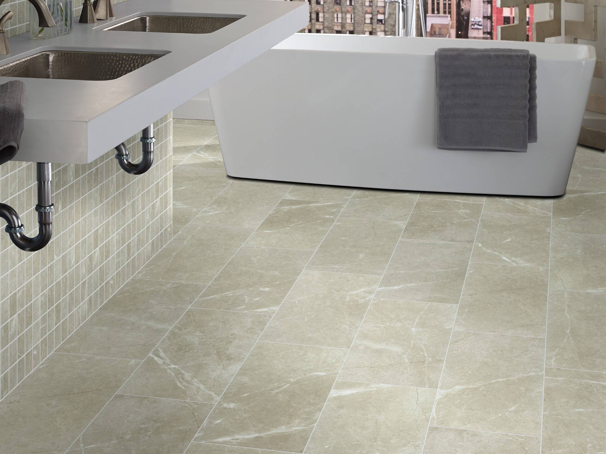 Style - Mirage 12x24,  Color - OASIS - Room Scene