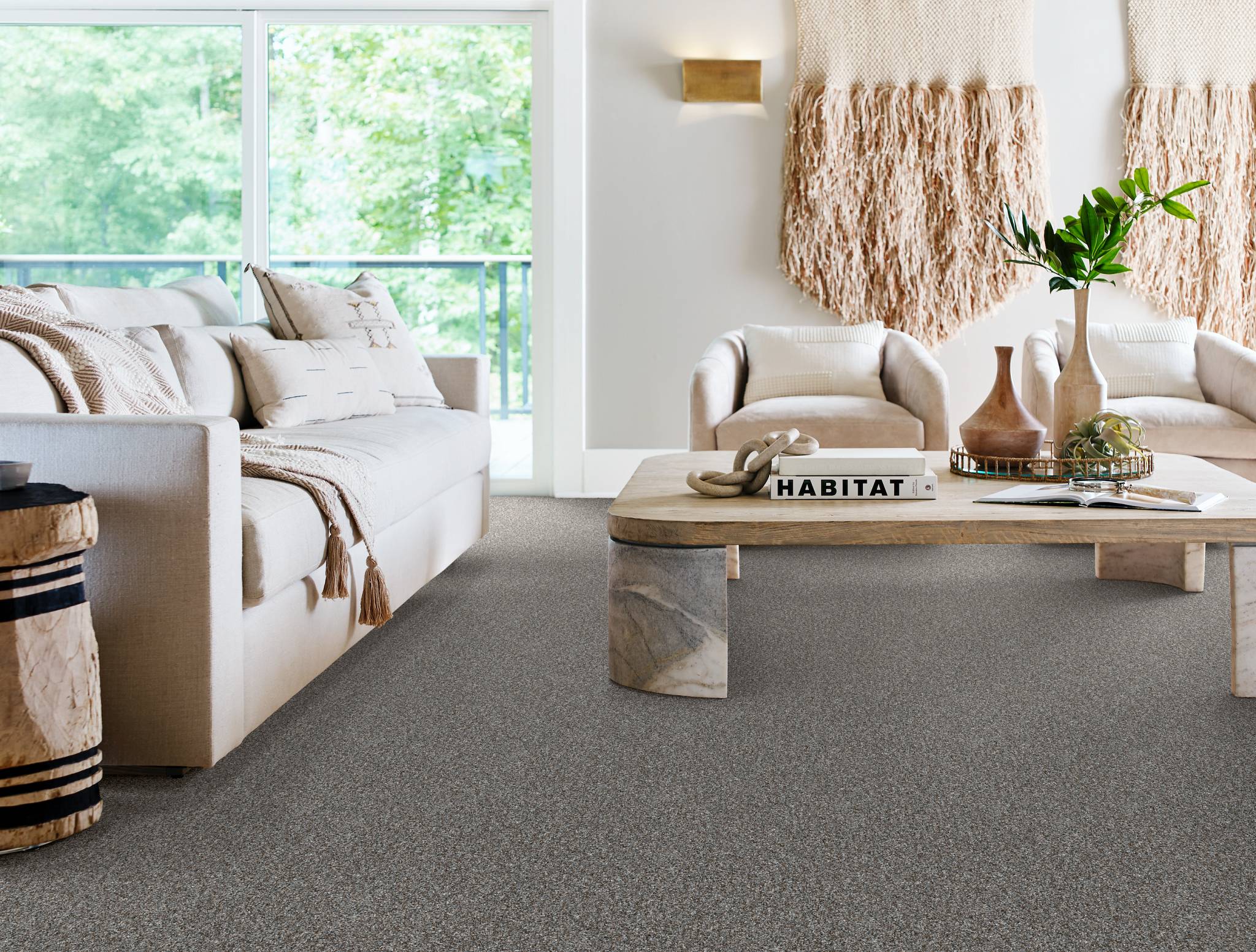 Style - Affirmative II,  Color - SEA ICE - Room Scene