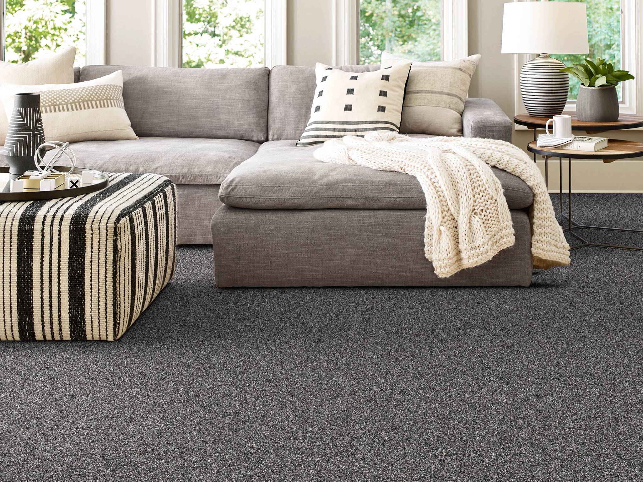 Style - Stepping Out Plus,  Color - BLUE STEEL - Room Scene