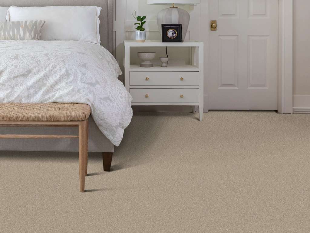 Delicate Contact I Carpet - Chic Greige Room Scene Image