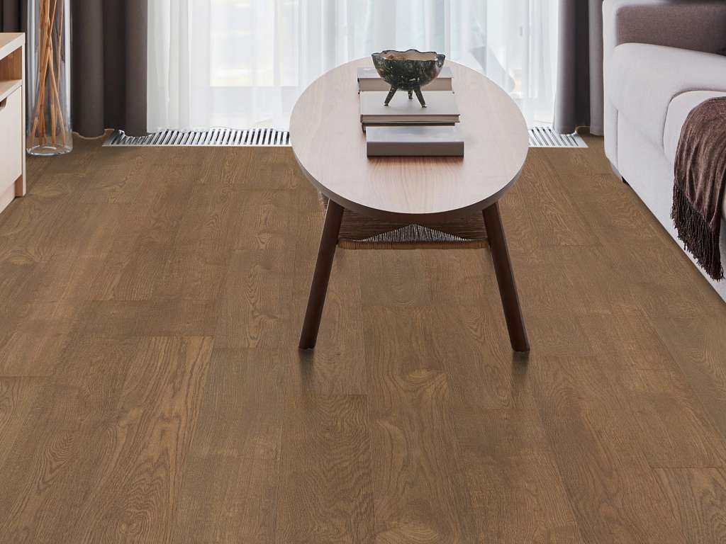 Zenith Laminate - Woodacres Brown Room Scene Image