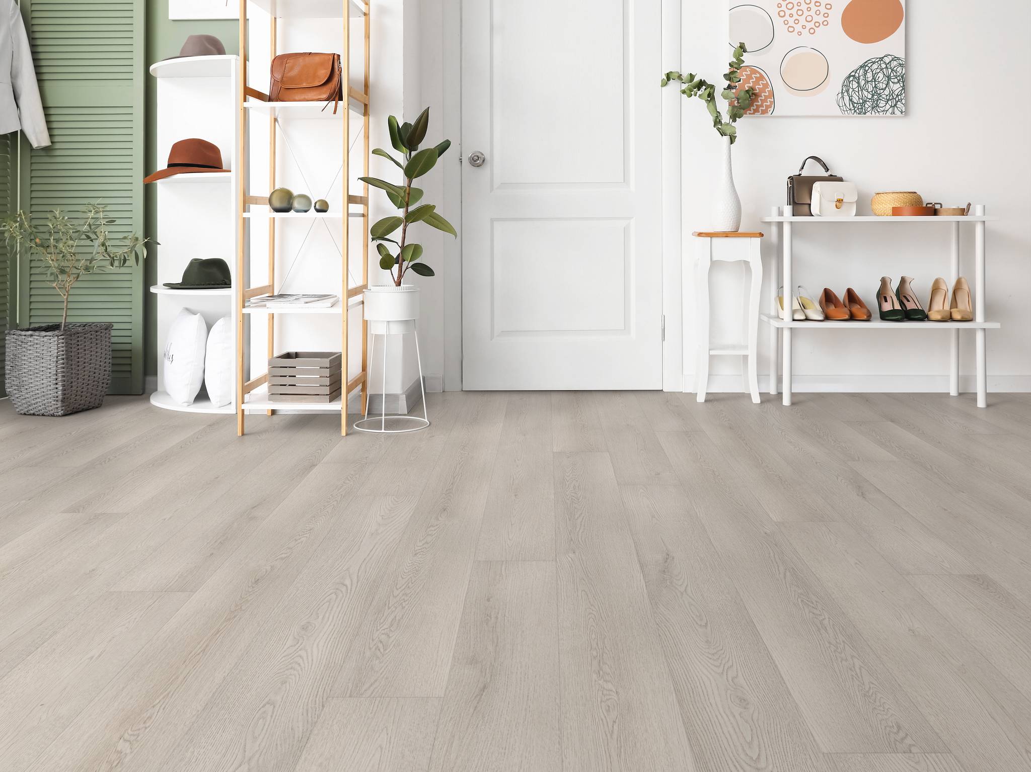 Style - Takeoff,  Color - MOONSTONE GREY - Room Scene