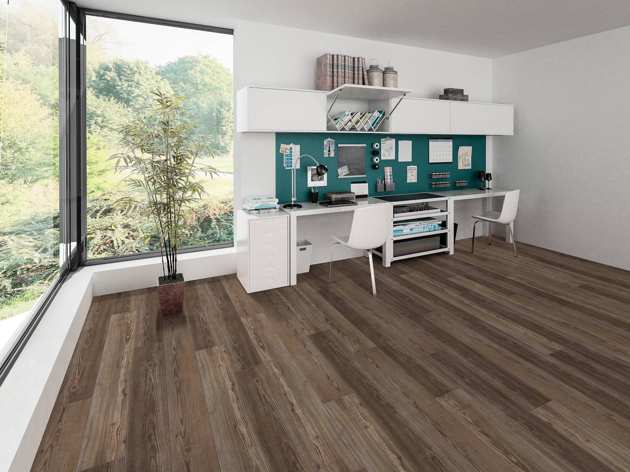 Style - Takeoff,  Color - WEATHERED BROWN - Room Scene