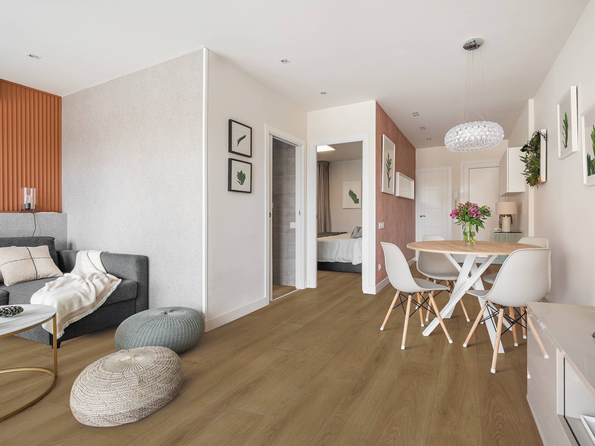 Style - Lodge,  Color - RICH COCOA - Room Scene