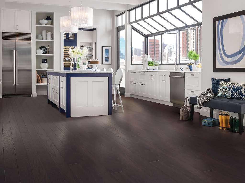 Traditions Oak 5 Engineered Hardwood - Charcoal Room Scene Image