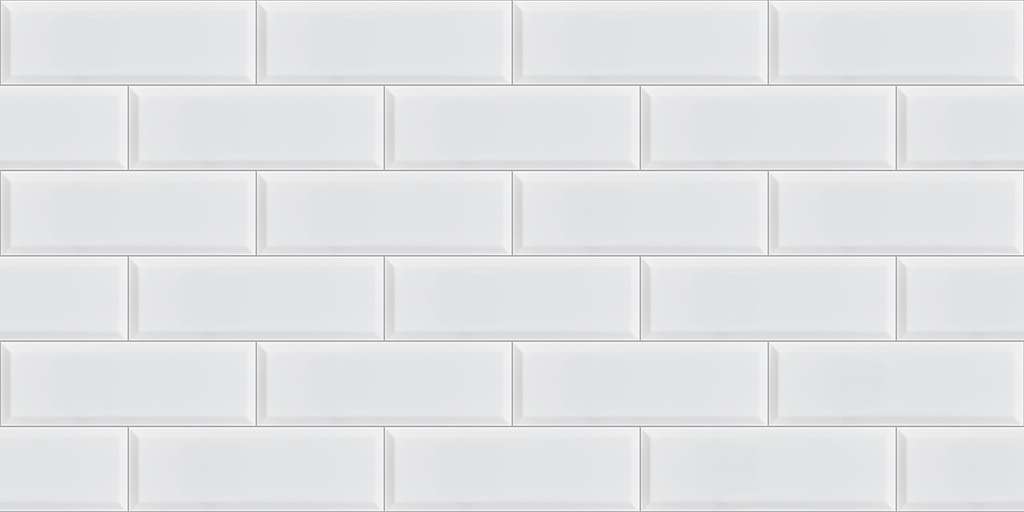 baker street 4x12 beveled tg66d white Tile and Stone Wall and
