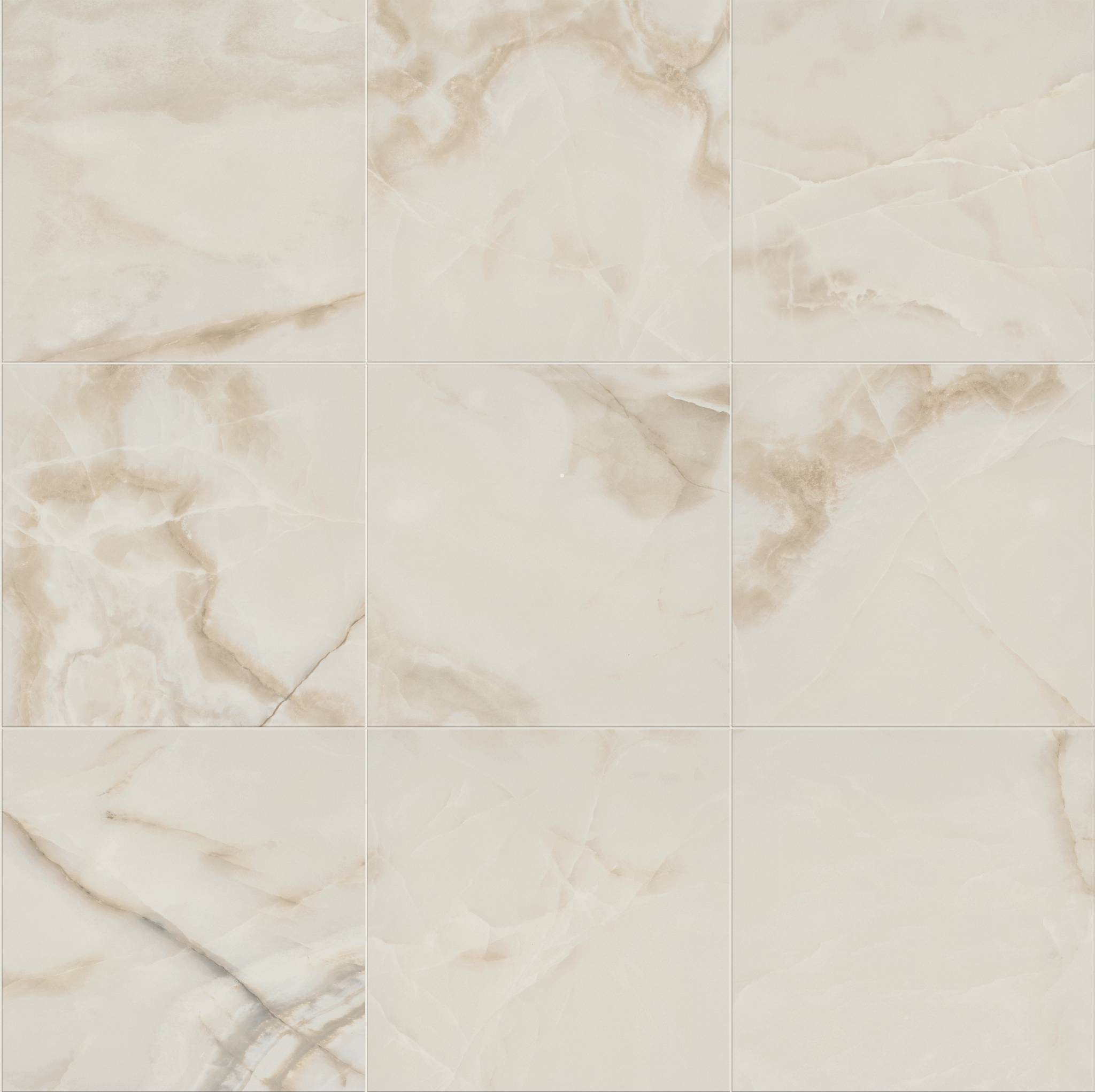 Style Onyx 24x24 Polished Tile & Stone - Ivory Swatch