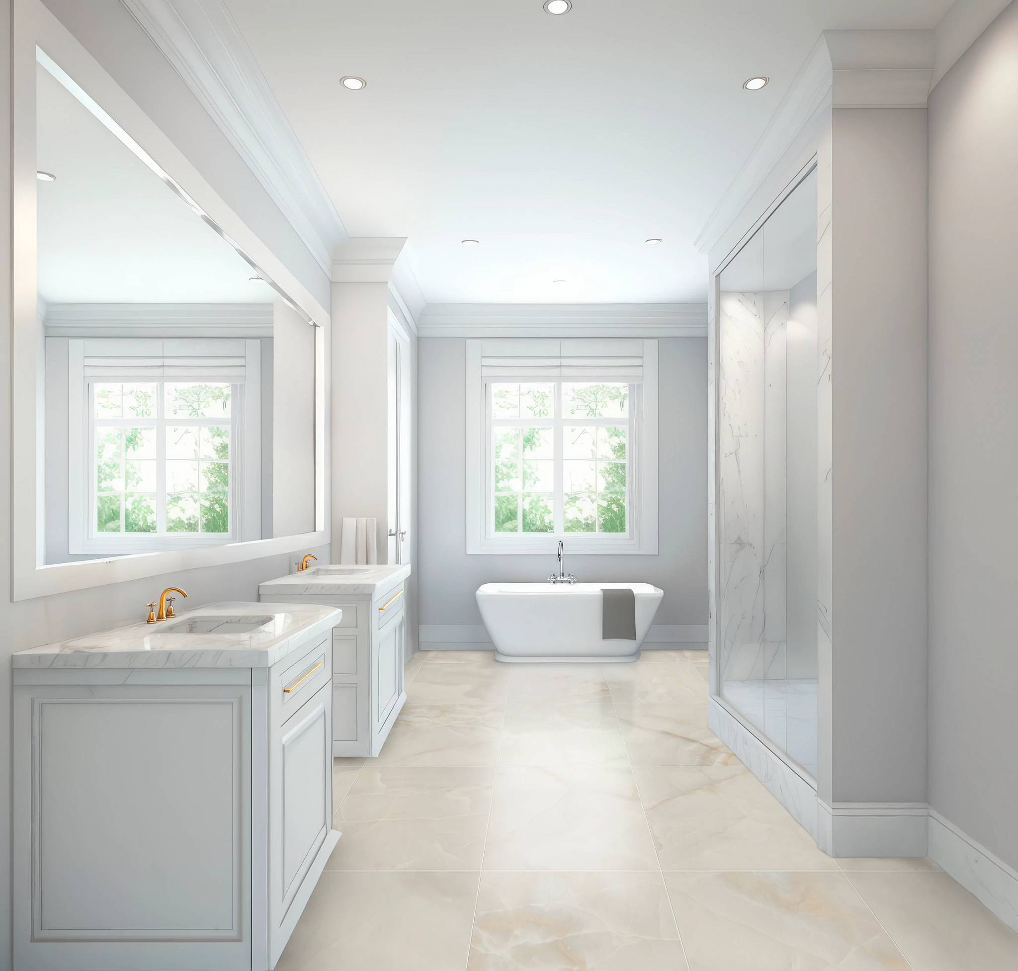 Style - Onyx 24x24 Polished,  Color - BEIGE - Room Scene