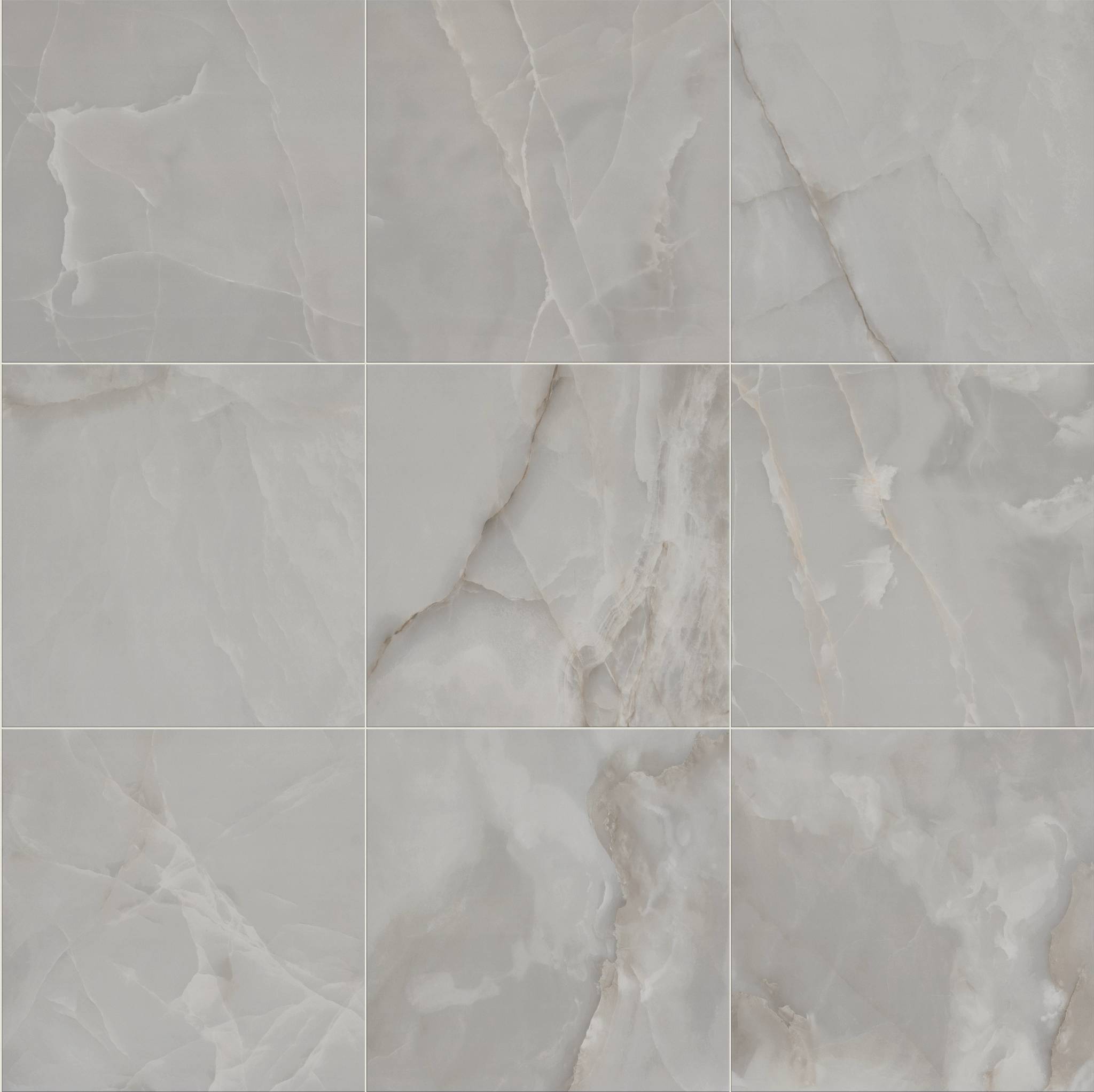 Style Onyx 24x24 Polished Tile & Stone - Dark Grey Swatch