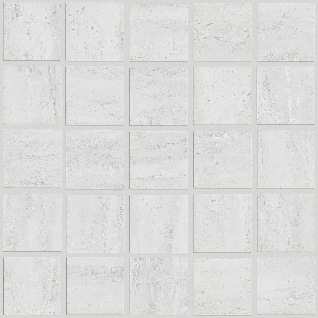 Travertino Mosaic Tgh19 Light Grey Tile And Stone Wall And Flooring Tiles Shaw Builder Flooring 8154