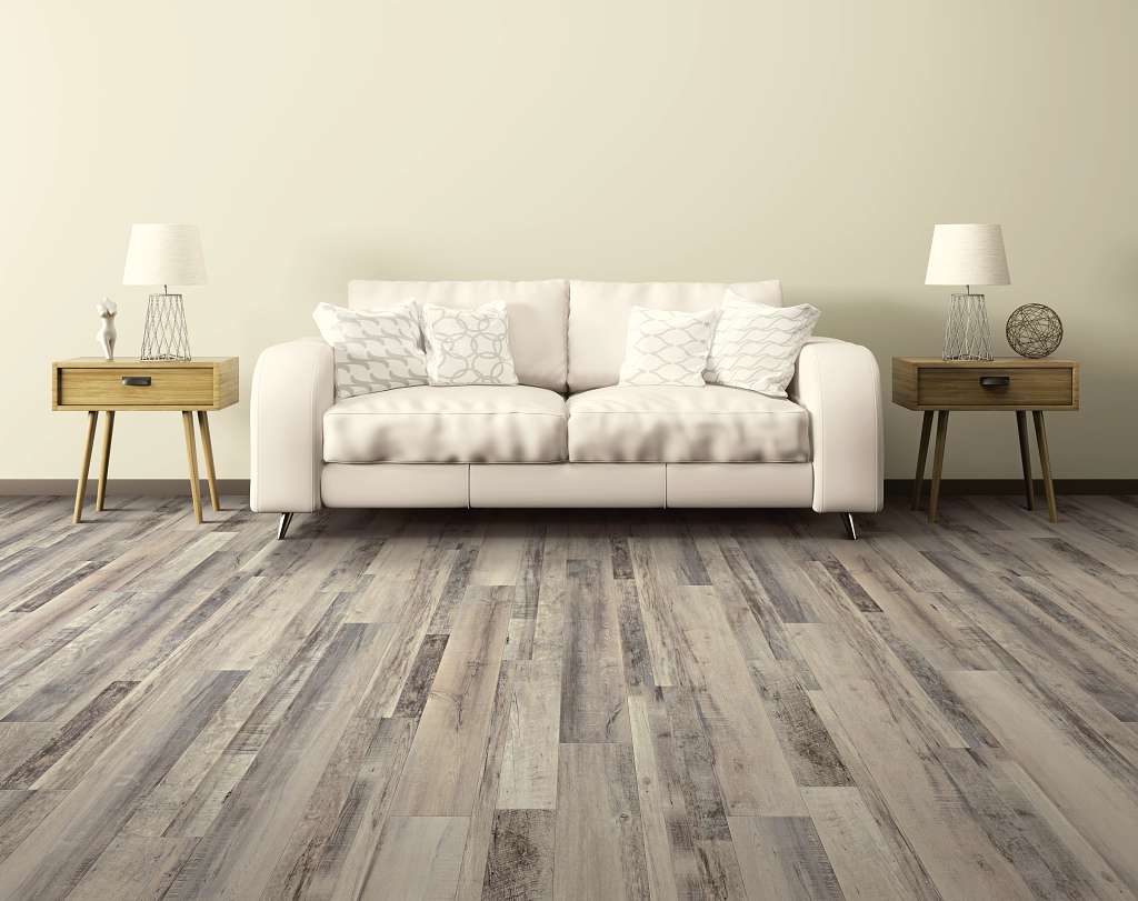 Coretec Originals Enhanced Vv012 Vinyl - Axial Oak Room Scene Image