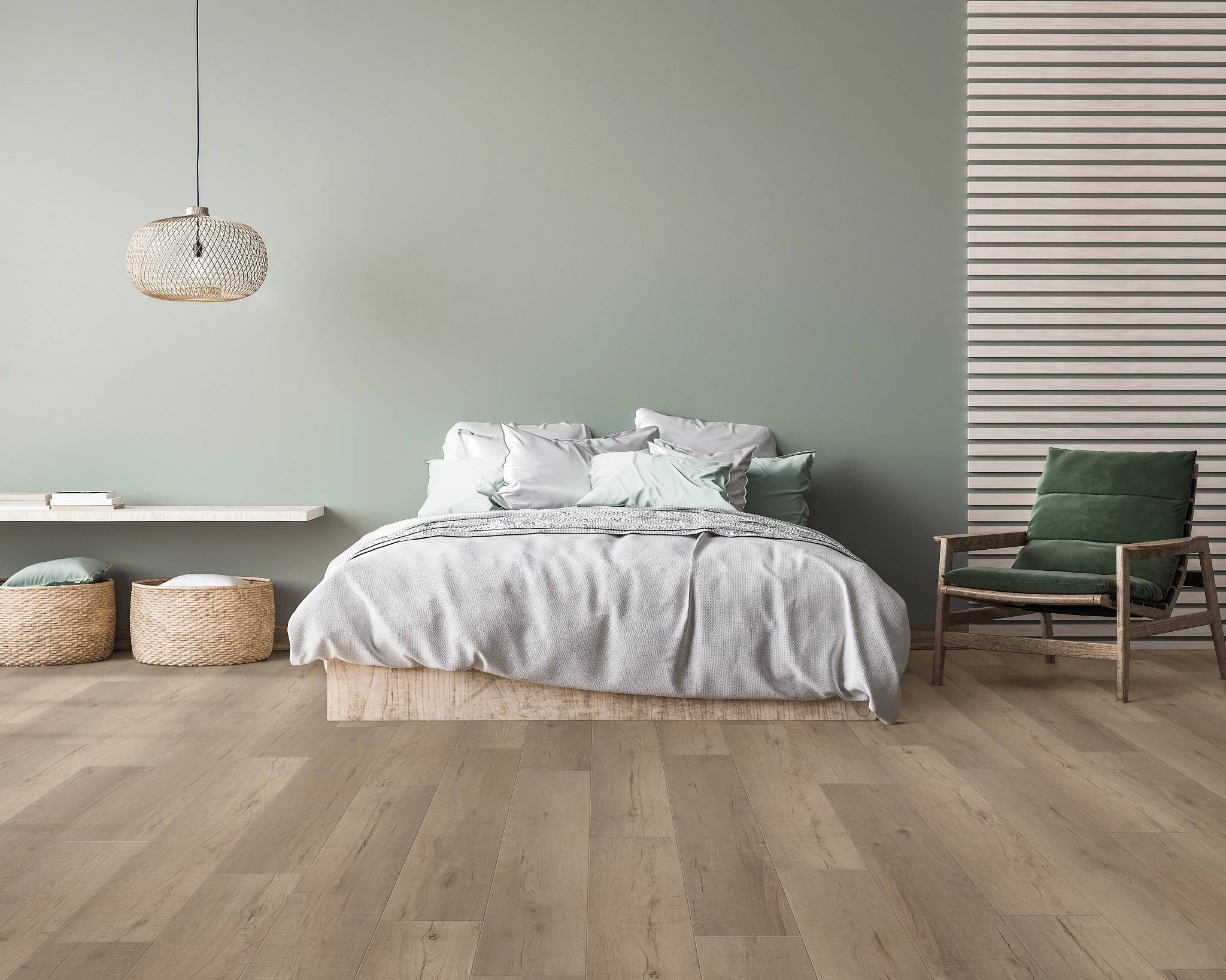 Style - Coretec Originals Enhanced Vv012,  Color - MILES OAK - Room Scene