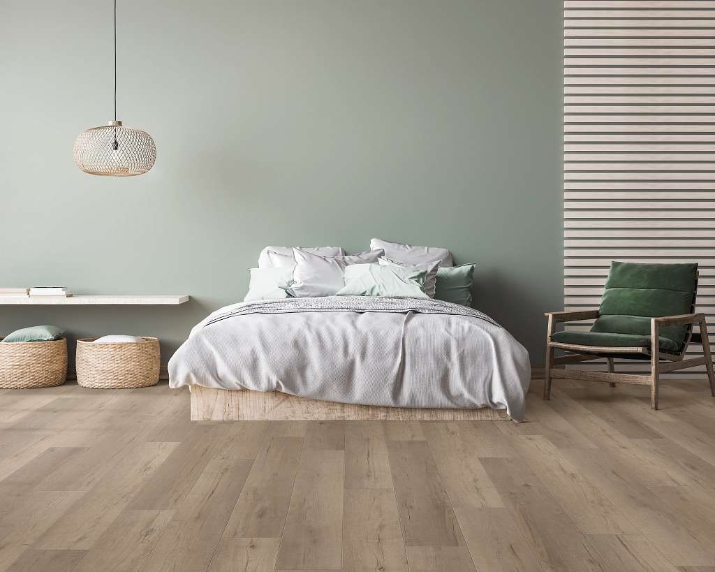 Coretec Originals Enhanced Vv012 Vinyl - Miles Oak Room Scene Image