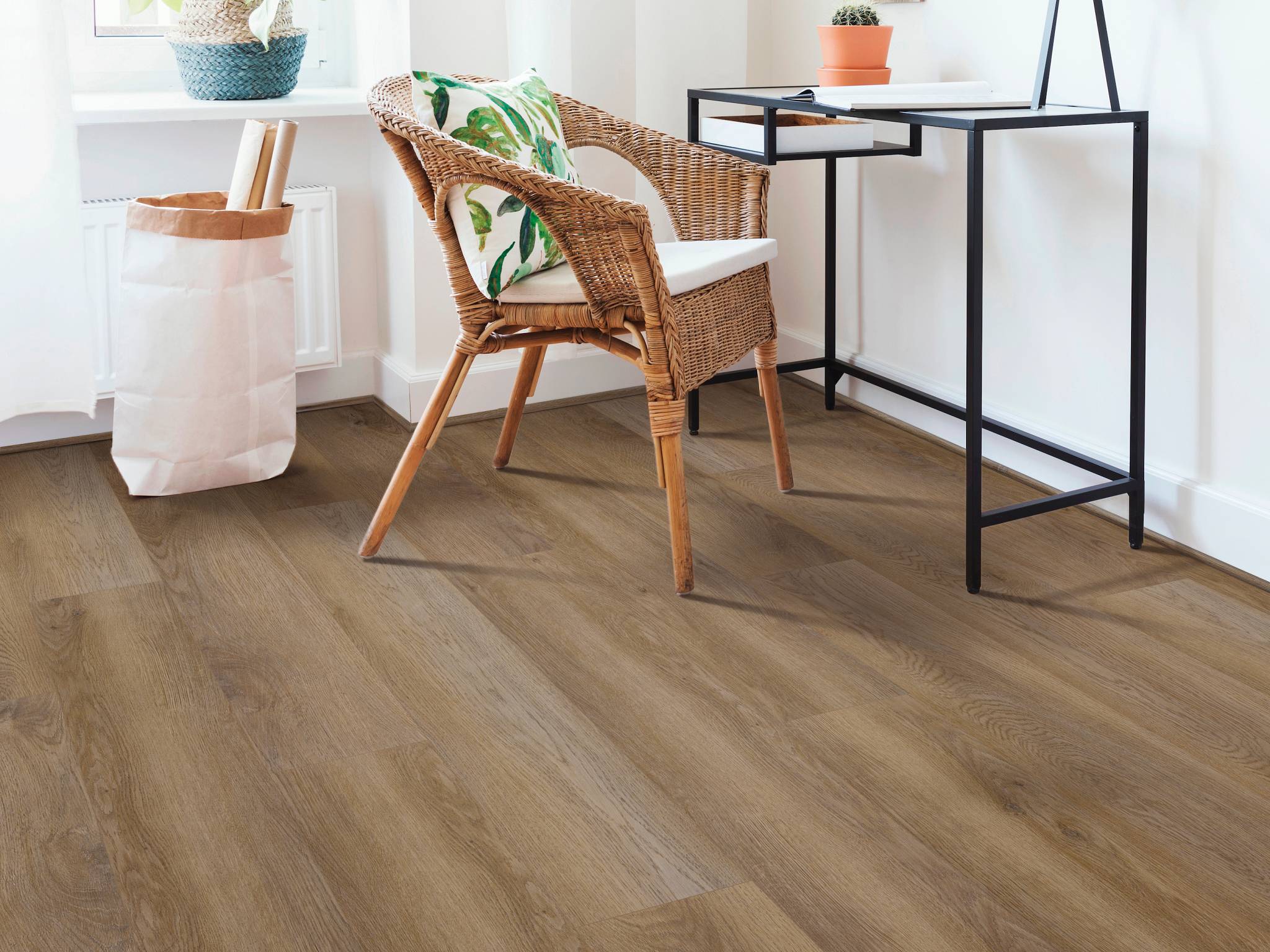 Style - Coretec Pro Plus,  Color - CARTWHEEL OAK - Room Scene