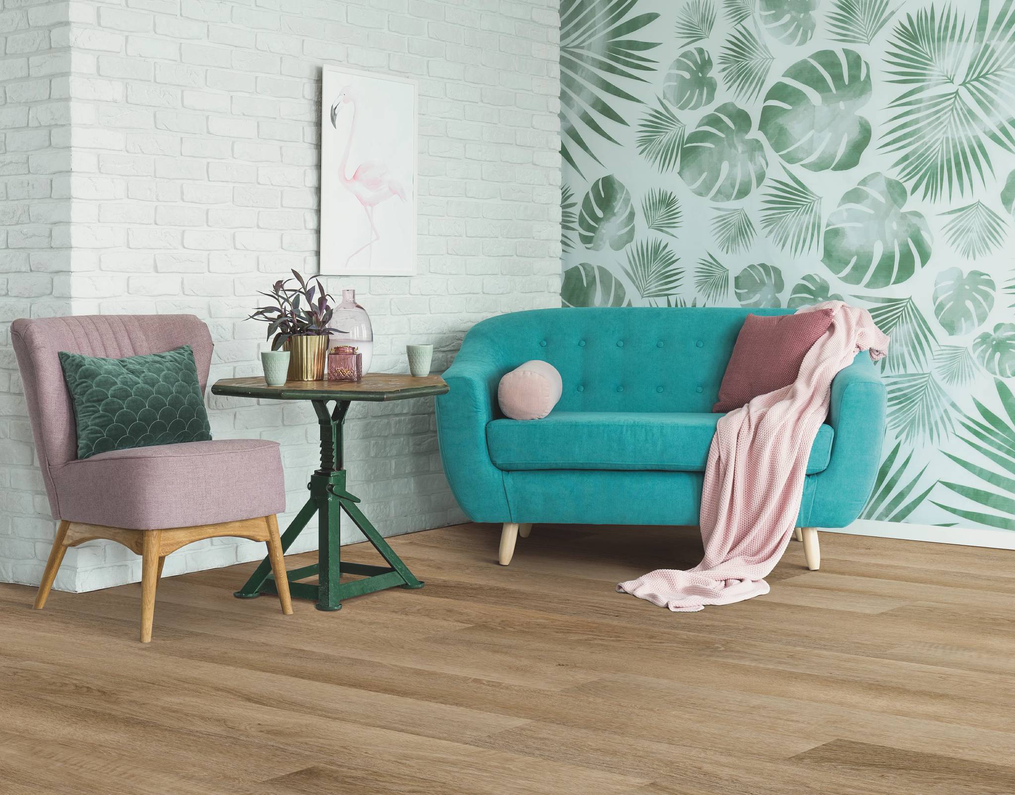 Style - Coretec Originals Classics Vv023,  Color - BROCKPORT OAK - Room Scene