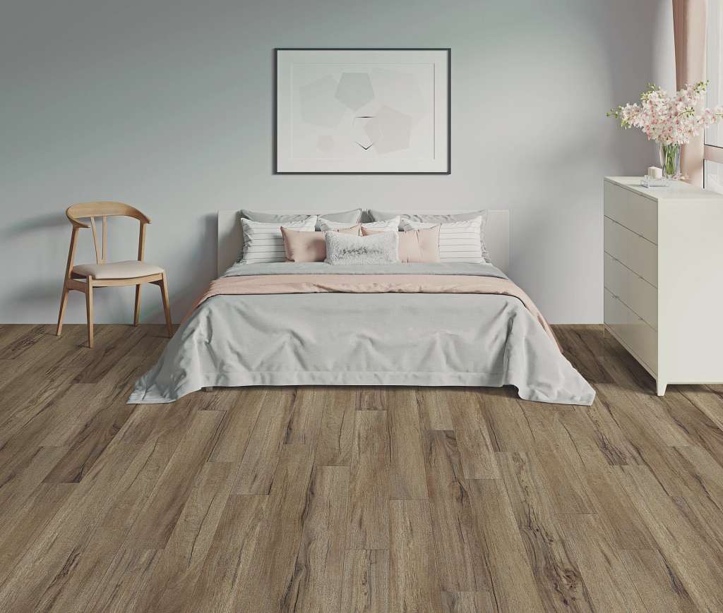 DEEP SMOKED OAK LVP Vinyl Flooring, Waterproof, Kidproof, Petproof