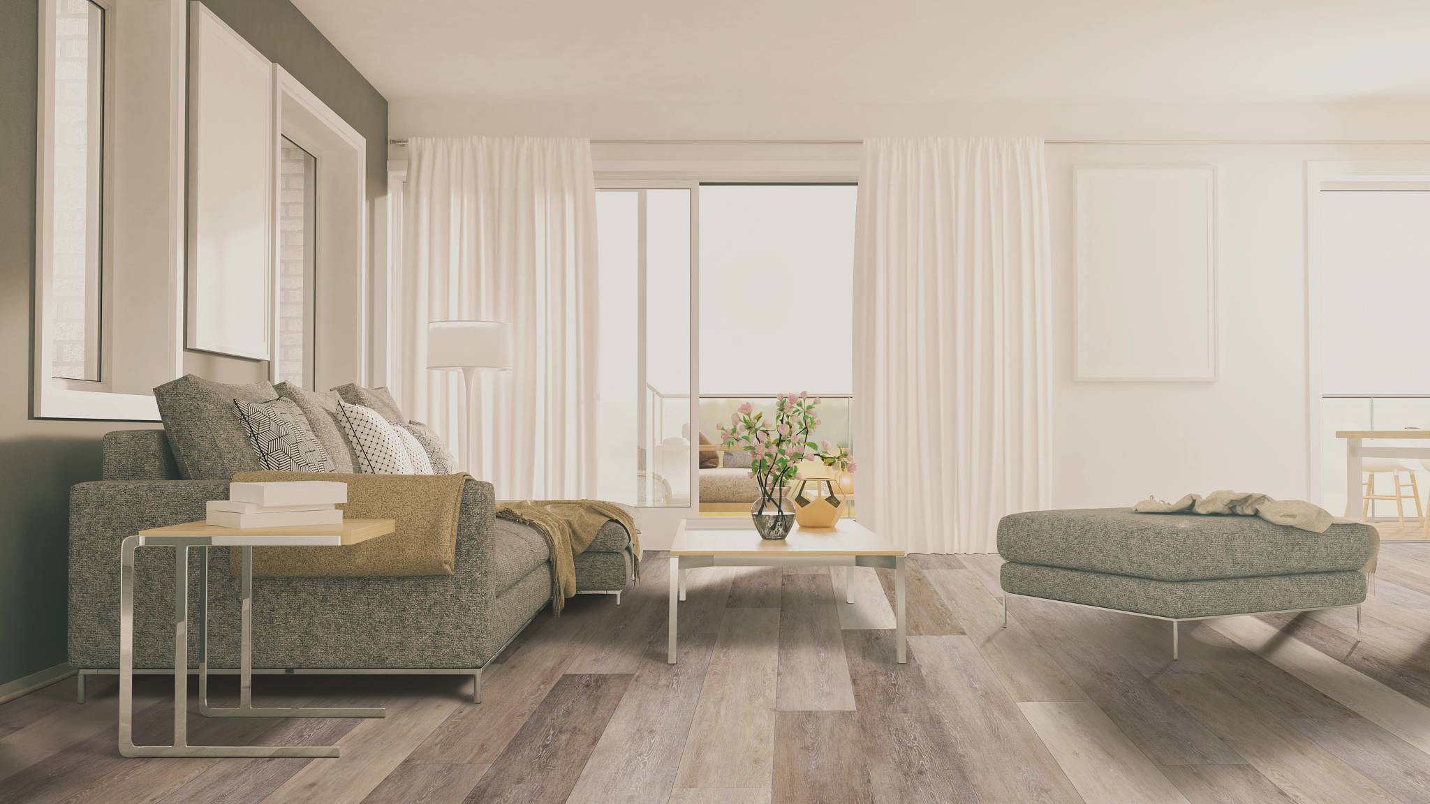 Style - Coretec Original Enhanced XL Vv035,  Color - TWILIGHT OAK - Room Scene