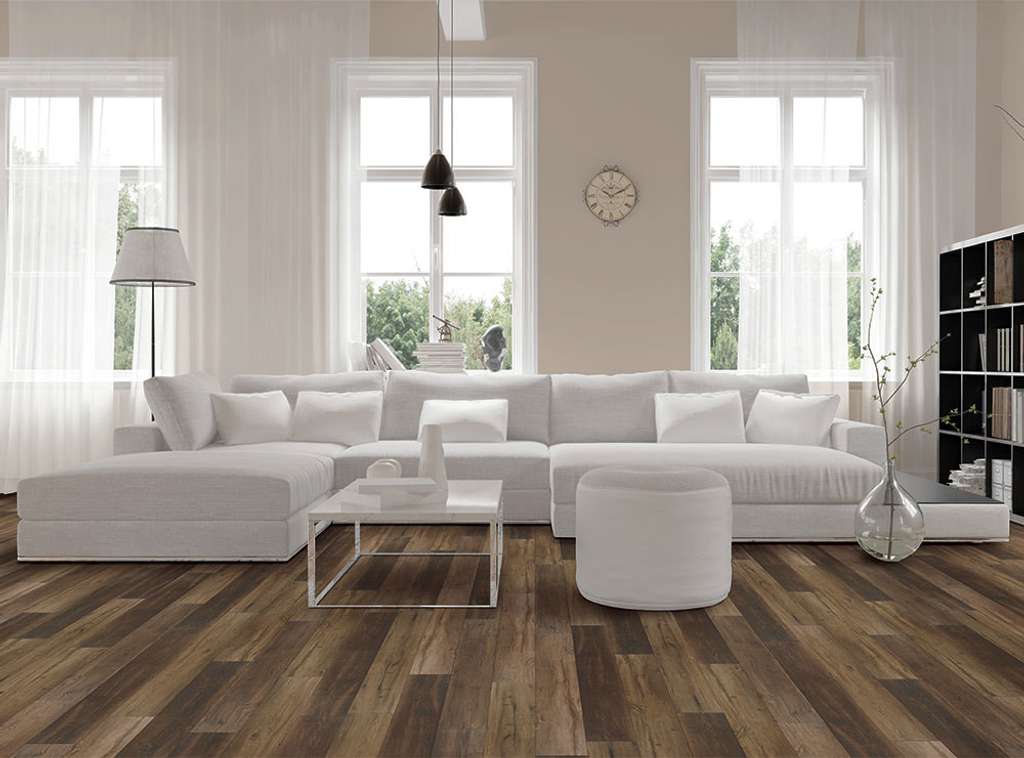 Coretec Originals Premium Vv457 Vinyl - Pride Oak Room Scene Image