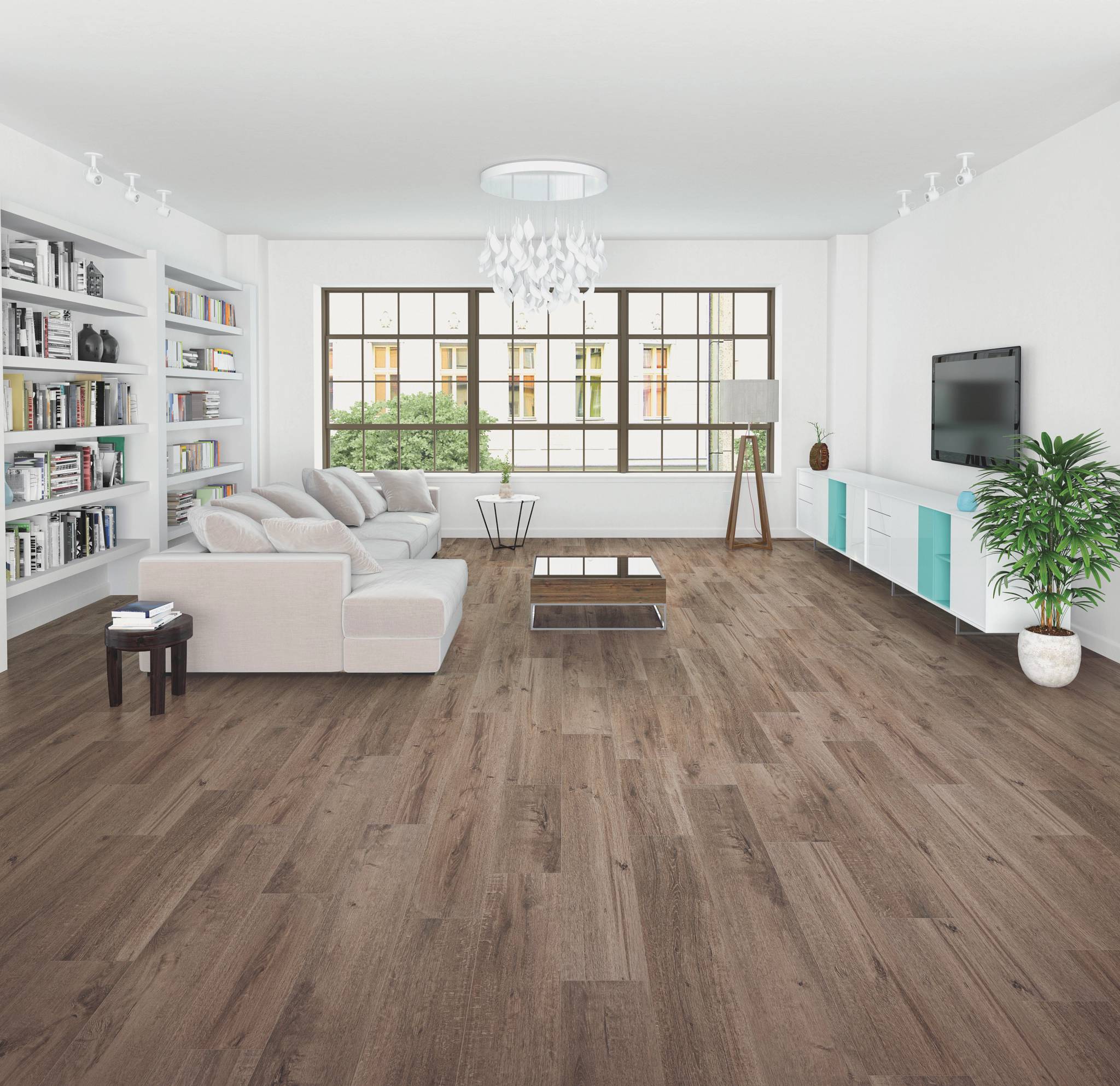 Style - Coretec Plus Grande,  Color - GRANDE WILLIS OAK - Room Scene