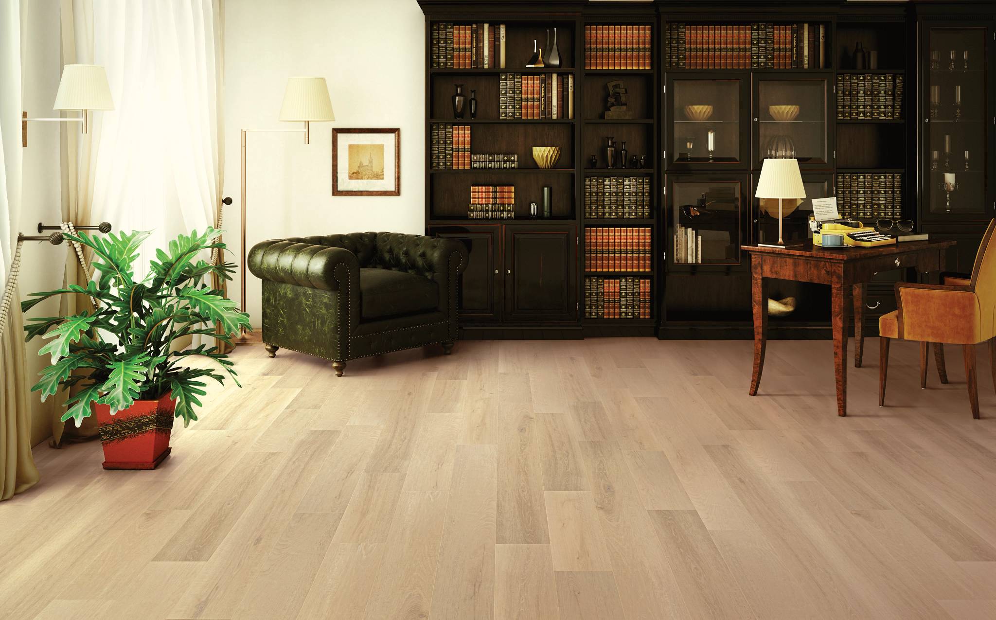 Style - Coretec Plus Grande,  Color - GRANDE MAKKAH OAK - Room Scene