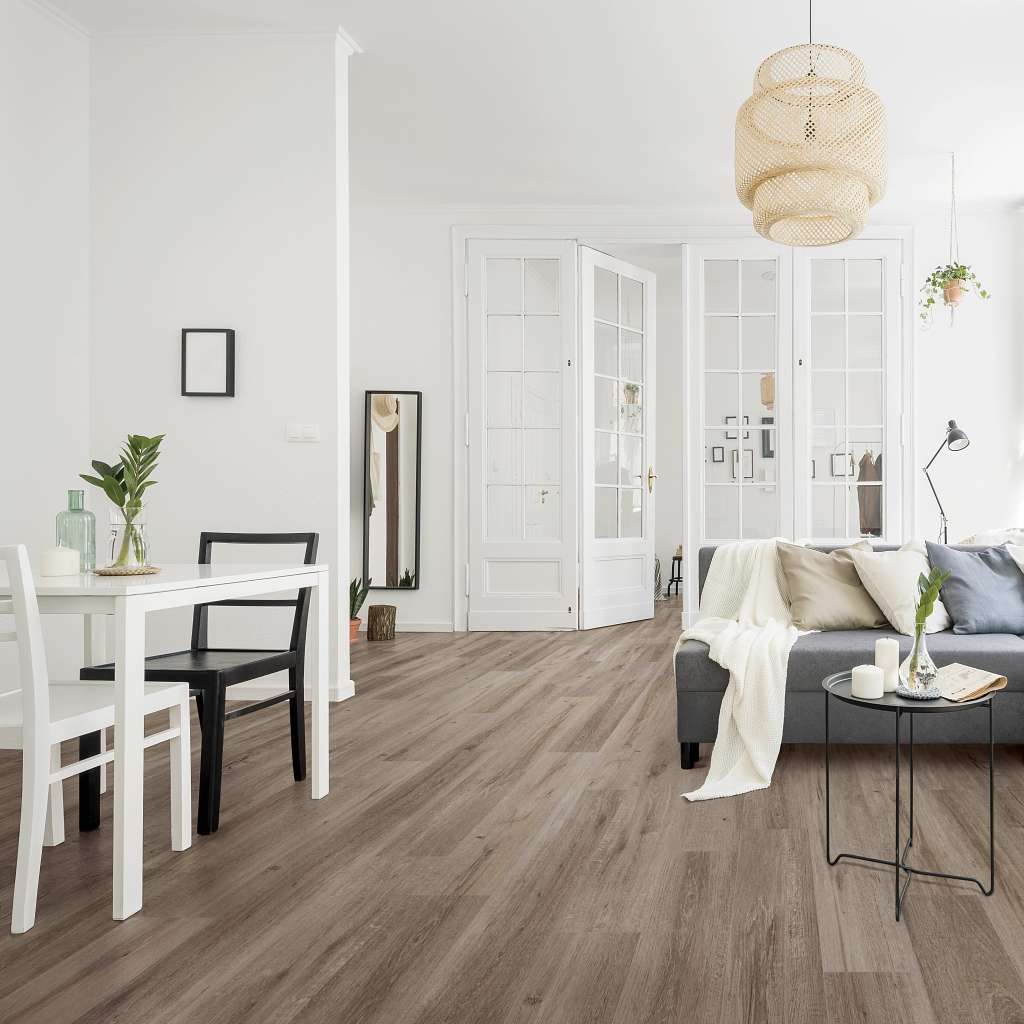 Coretec Plus Grande Vinyl - Grande Marina Oak Room Scene Image