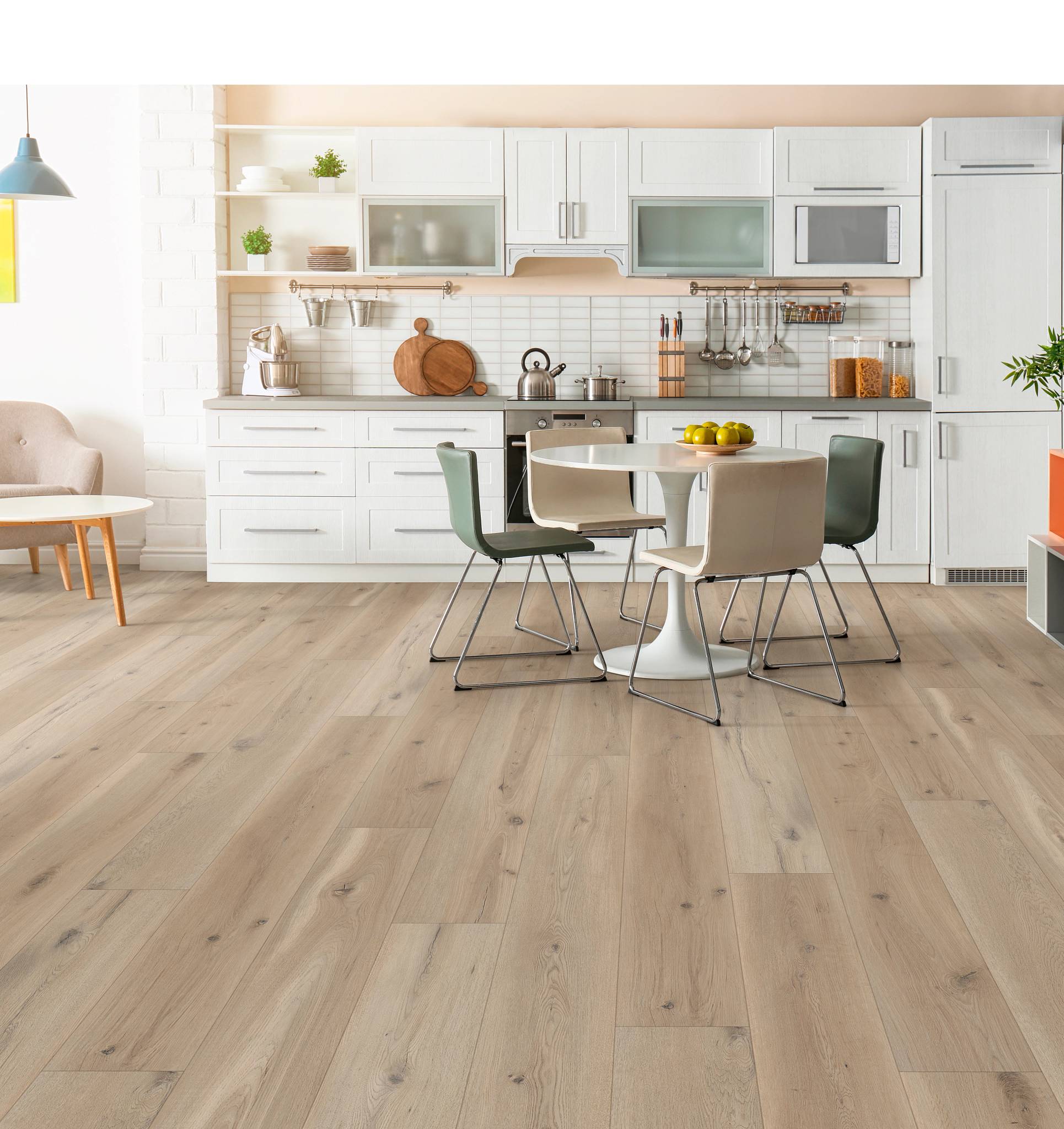 Style - Coretec Originals Premium Vv810,  Color - SEA SALT OAK - Room Scene