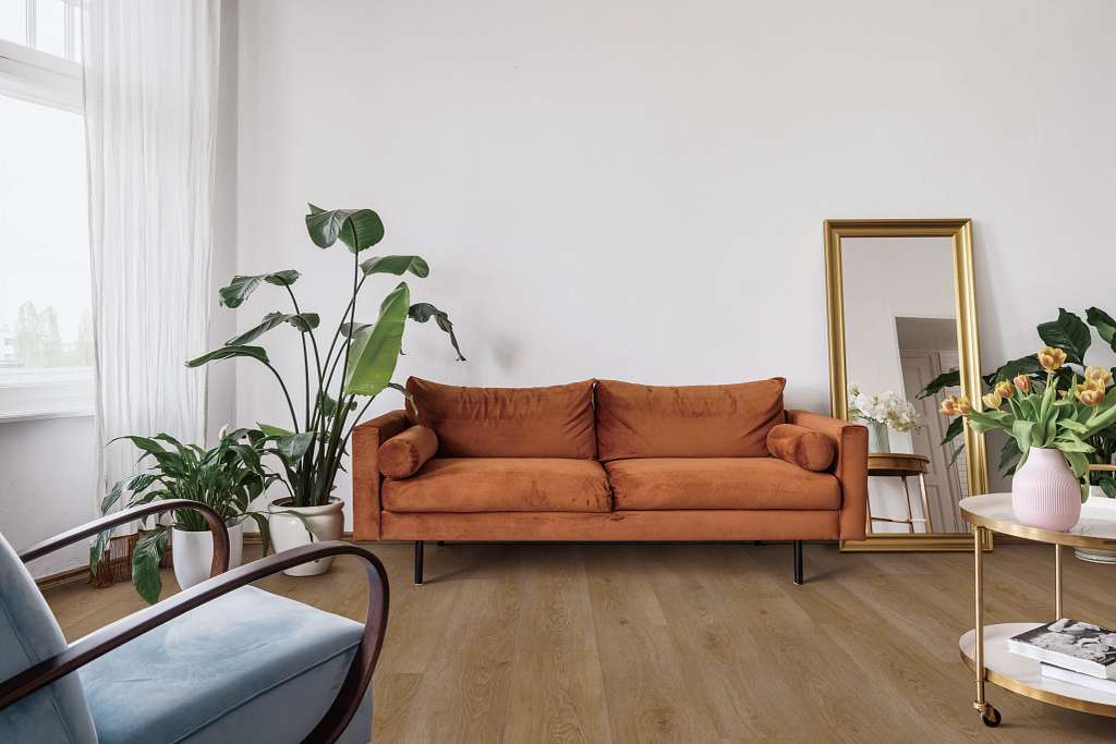 Coretec Originals Enhanced Vv855 Vinyl - Penhurst Oak Room Scene Image