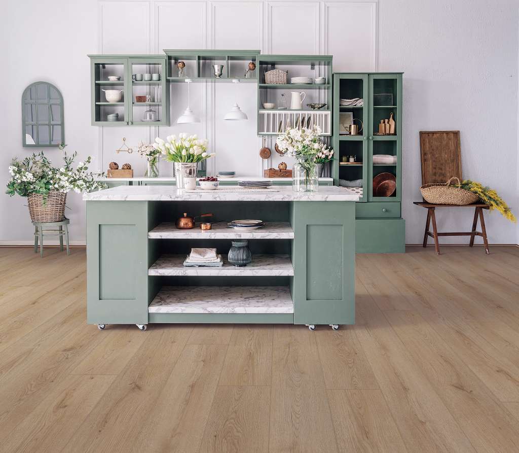 Coretec Originals Enhanced Vv855 Vinyl - Linford Oak Room Scene Image