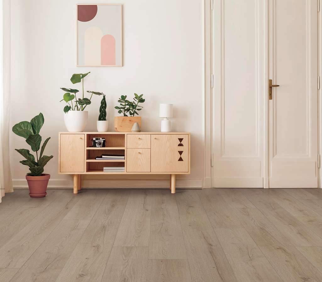 Coretec Originals Enhanced Vv855 Vinyl - Ferndown Oak Room Scene Image