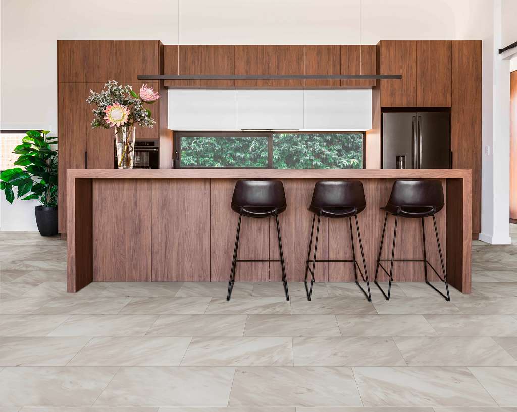 Ct Plus Tile Vinyl - Perfecta Marble Room Scene Image