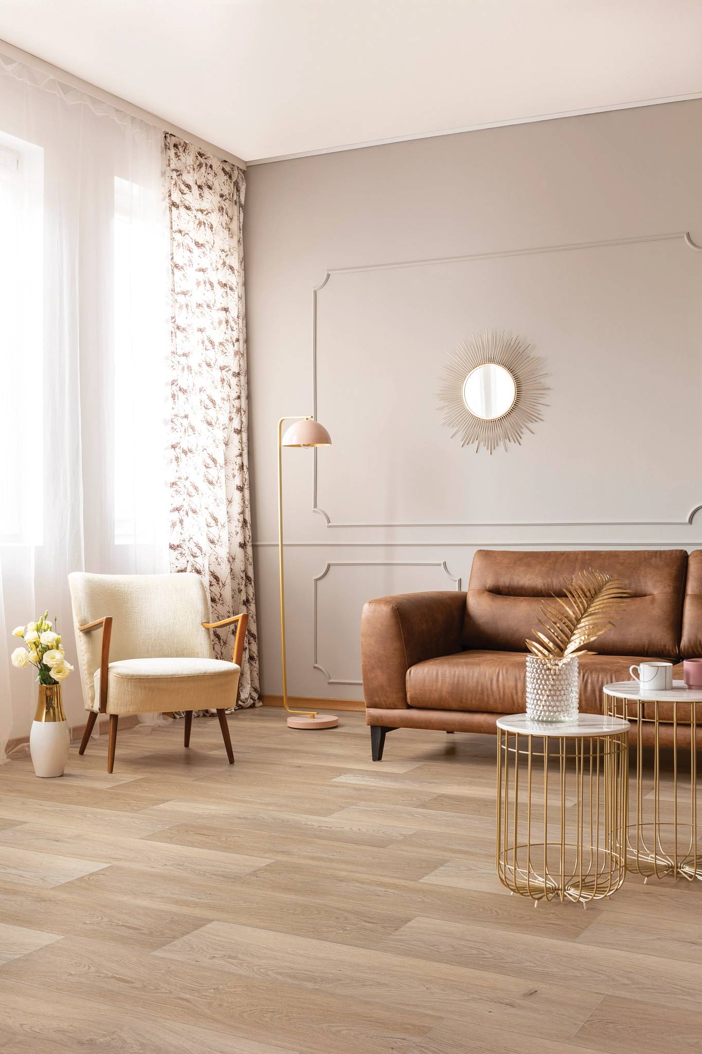 Style - Coretec Pro Premium Vv968,  Color - BEDFORD OAK - Room Scene