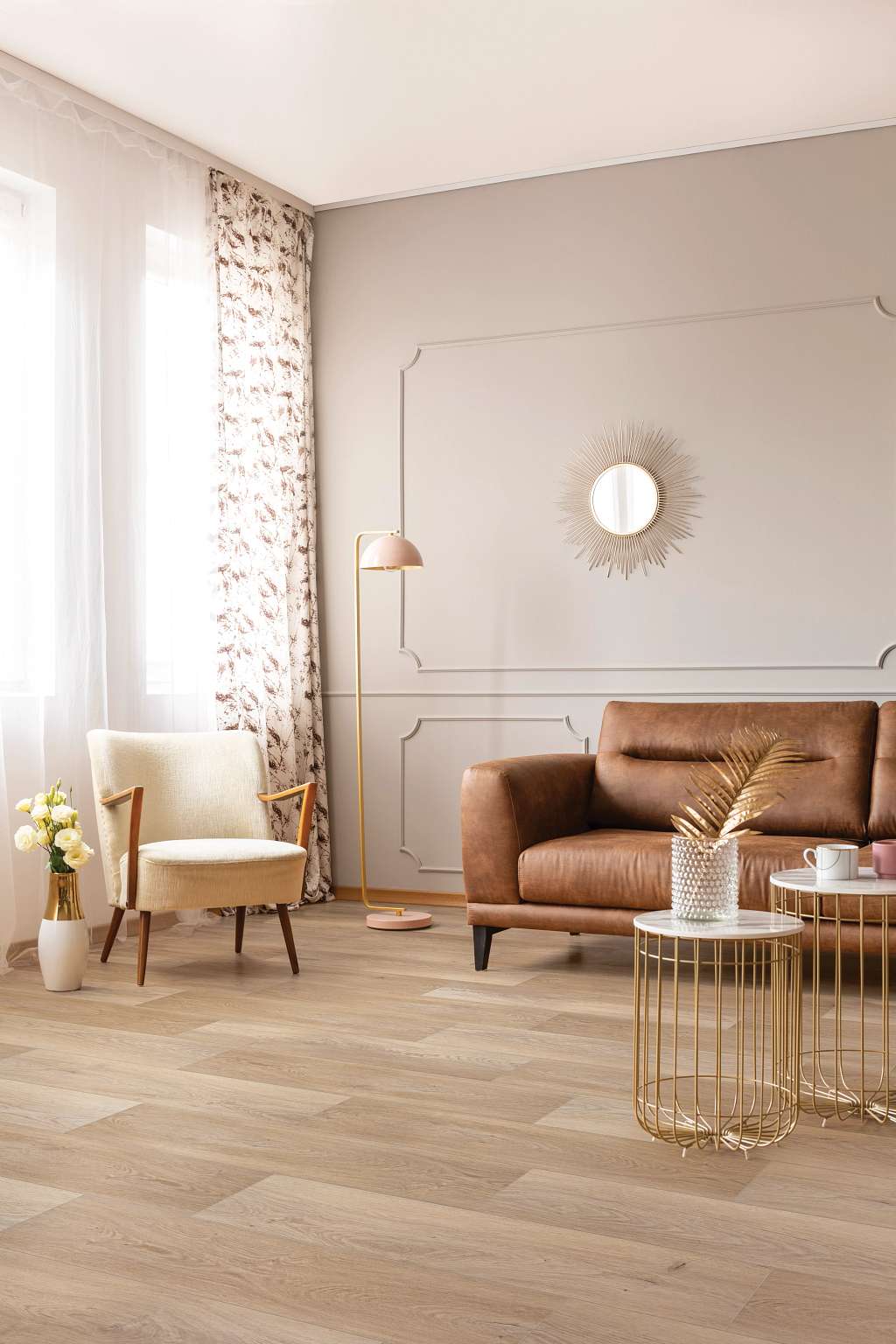 Coretec Pro Premium Vv968 Vinyl - Bedford Oak Room Scene Image