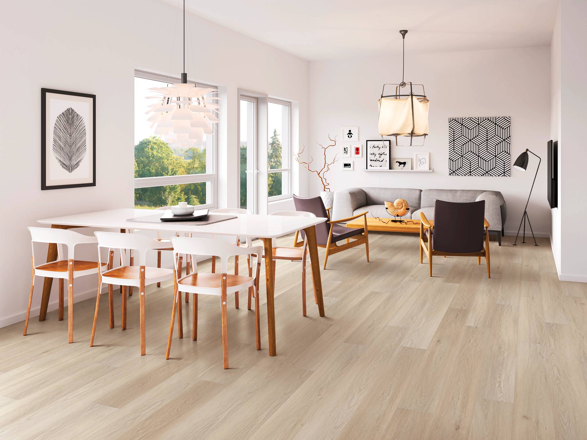 Style - Coretec Pro Premium Vv968,  Color - KENT OAK - Room Scene