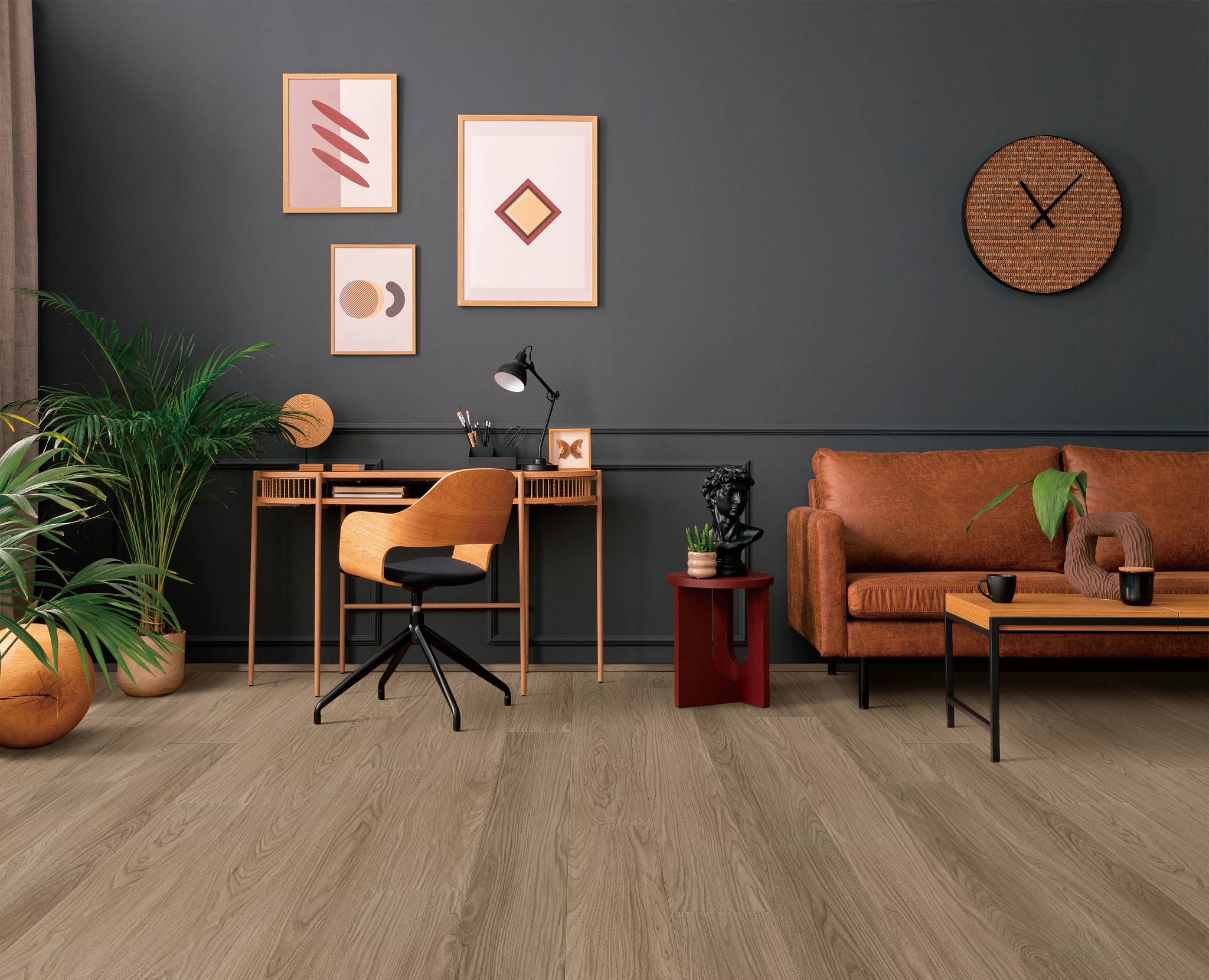 Style - Coretec Pro Premium Vv968,  Color - CARDINGTON WALNUT - Room Scene