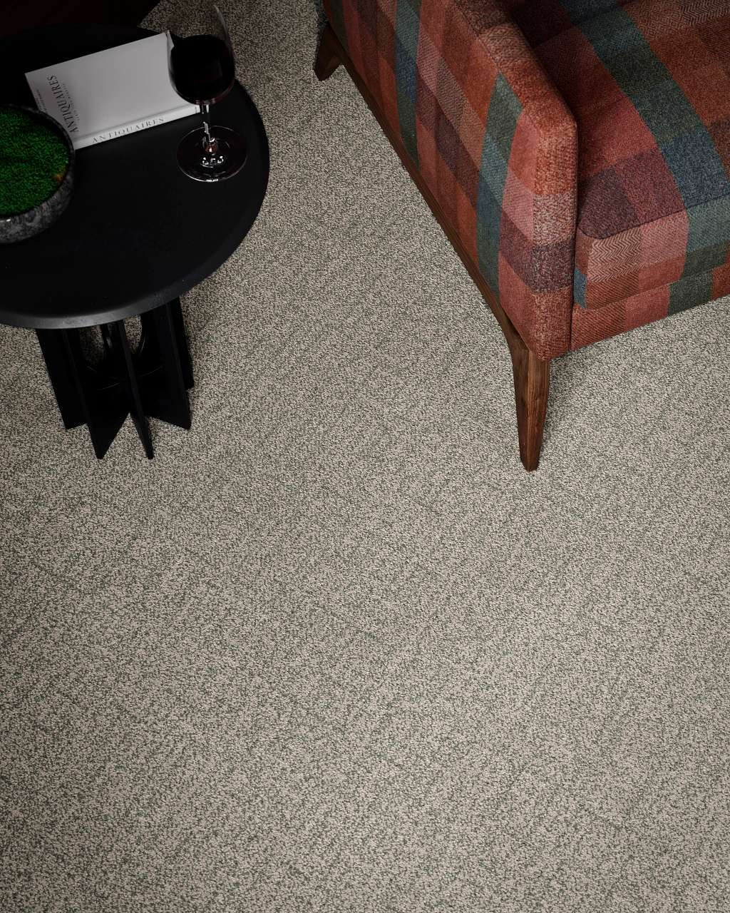 Silhouette Carpet - Peacock Room Scene Image