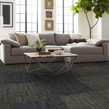 Carbon Copy Tl 54806 in color Carbonized | Commercial Carpet Tile