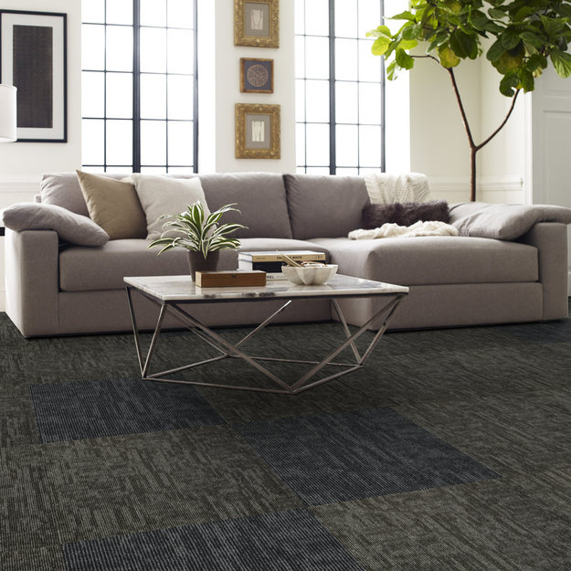 Carbon Copy Tl 54806 in color Carbonized | Commercial Carpet Tile