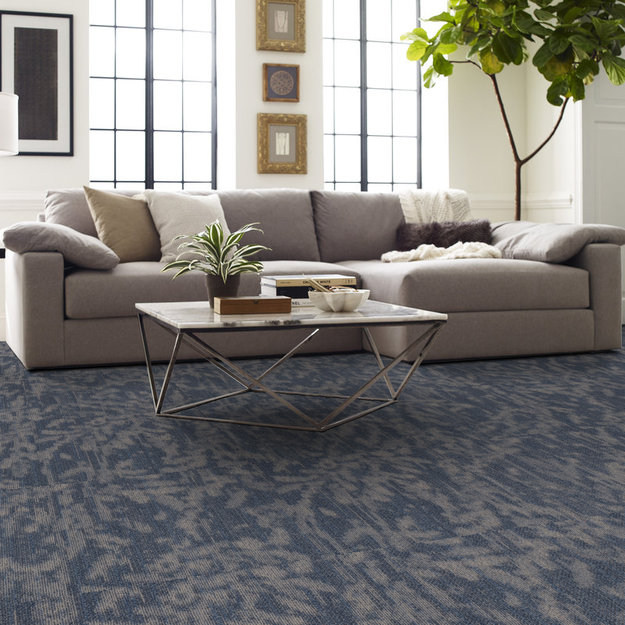 Modern Heirloom Tl 55011 in color Larkspur | Commercial Carpet Tile