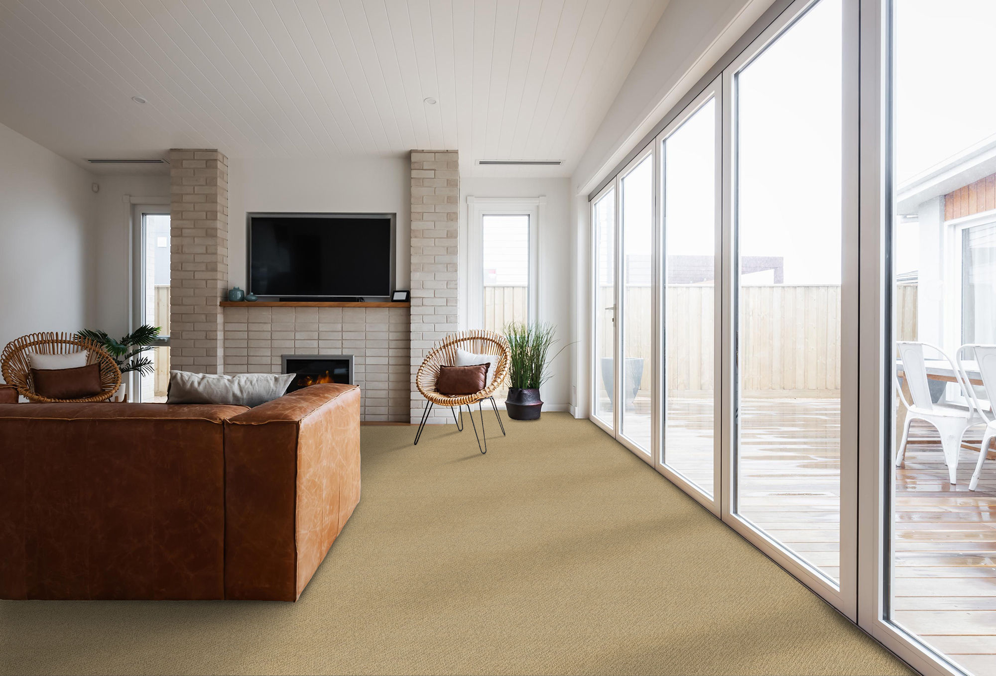 SUBTLE SHIMMER LOOP CAPPUCCINO ROOM