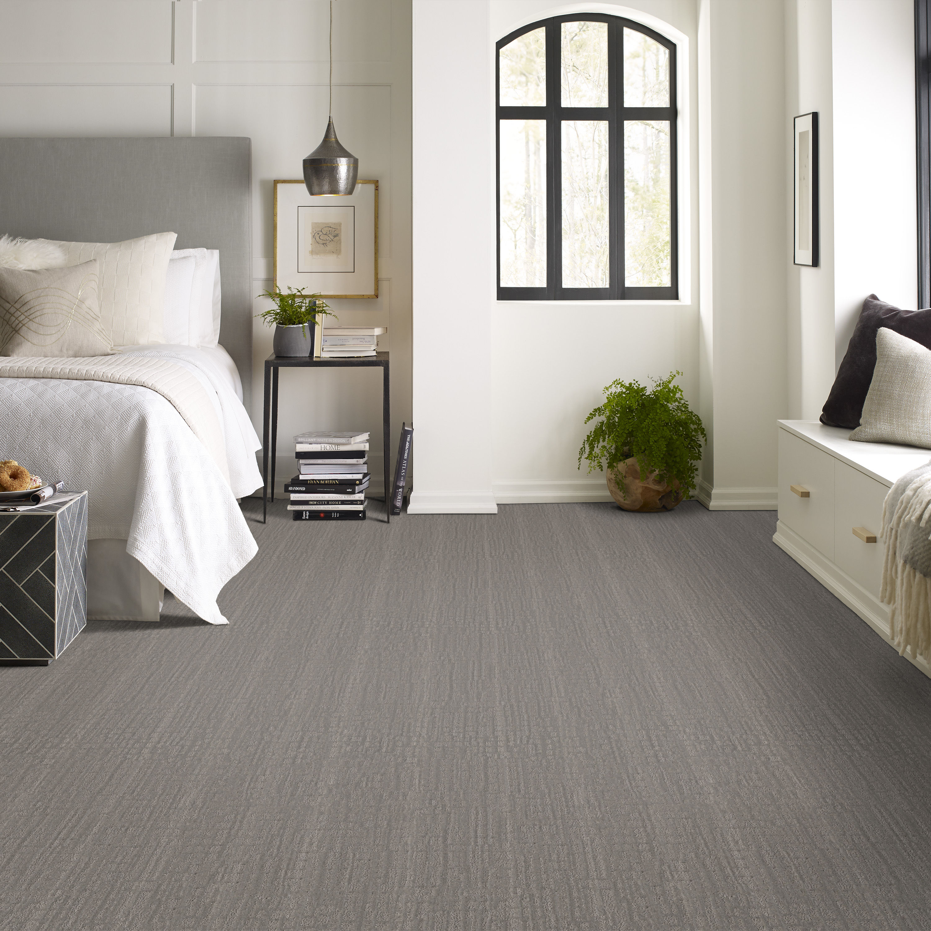 SKYLINE SHIFT SHEER TAUPE ROOM