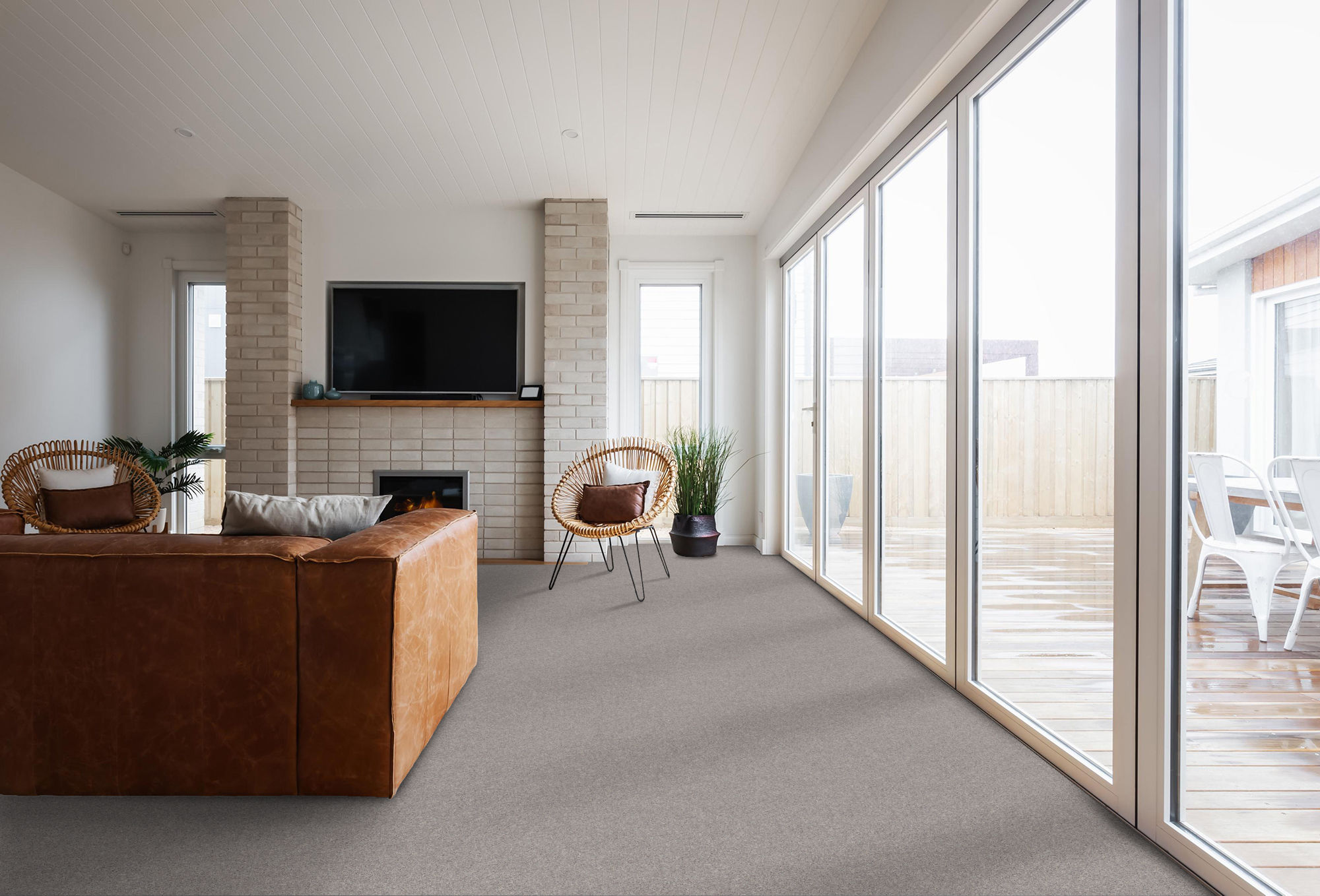 INLET SHORE II 15' BRUSHED NICKEL ROOM